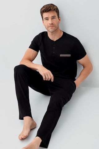 Arnetta Erkek Siyah Pijama Takım Ar3687-s-v1 Siyah