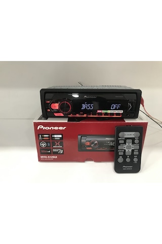 Pioneer MVH-S125UI Çift Amfi Rca Kumandalı USB Aux Teyp