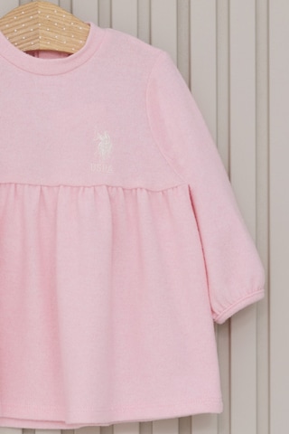 U.S. Polo Assn.  Kız Bebek Pembe Elbise Pembe