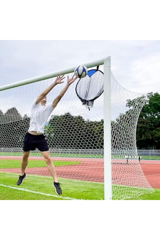 Homyl Futbol Üst Kutuları Hedef Ağı Top Doğruluk Eğitimi Siyah