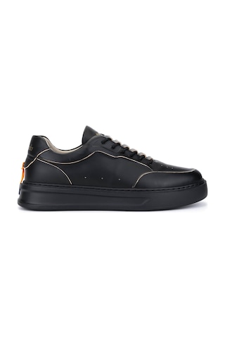 Barracuda Erkek Hakiki Deri Siyah/siyah Sneakers & Spor Ayakkabı 511 Bu3510a Erk Ayk Y24 Brushed Sand Siyah - Siyah