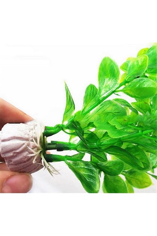 Xindoker 25 Cm Mor Plastik Yapay Akvaryum Bitkisi - Balık Tankı Dekorasyonu, Kolay Temizlenebilir, Solmayan