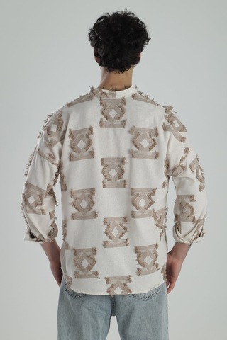 Cocopelli Kahve Desenli Vintage Pu Sku Llu Go Mlek Coc2159 Kahverengi