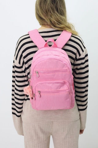 Sevimli Peluş Figürlü Günlük Kadın Sırt Çantası Şık, Kullanışlı, Okula Ve Seyahate Uygun Pembe