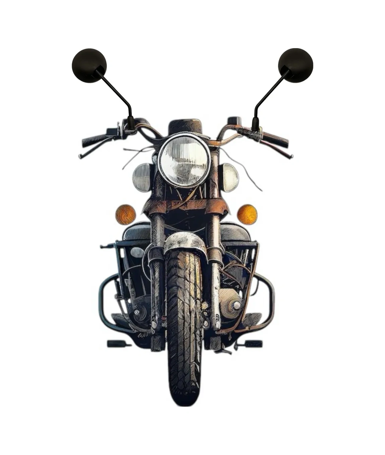 Victorymoto Motosiklet, Moped Ve Scooter İçin Yuvarlak Aynalar 8 Mm 263326550