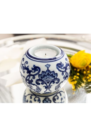 Madame Coco Rennes Dekoratif Obje 1kvazo02258.7x8.7x7.5cm - Mavi