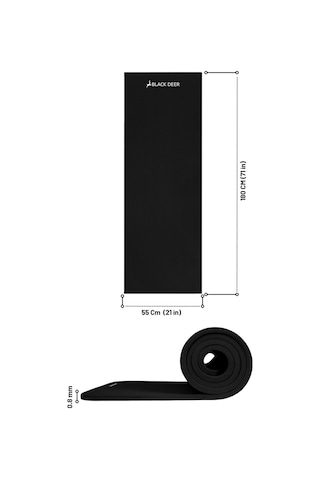 Pilates Yoga Matı Egzersiz Minderi 180x55 CM 8 MM