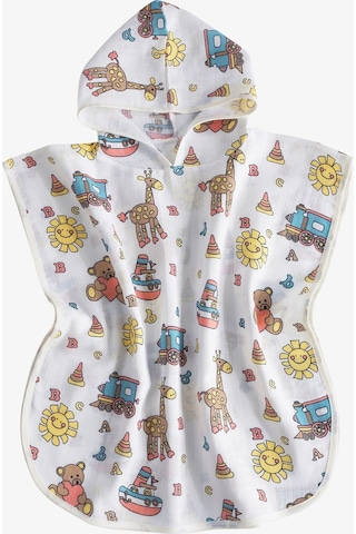 Organik %100 Pamuk Müslin Kapşonlu Plaj Çocuk Bebek Panço & Bornoz & Banyo Havlu 153-99-0874 Organik %100 Pamuk Müslin Kapşonlu Plaj Çocuk Bebek Panço & Bornoz & Banyo Havlu 153-99-0874