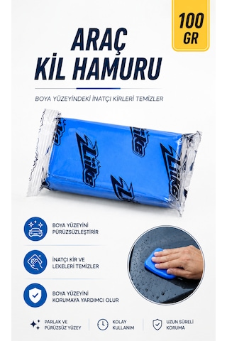 Araç Yüzey Temizleme Kil Hamuru 100 Gram 1 adet