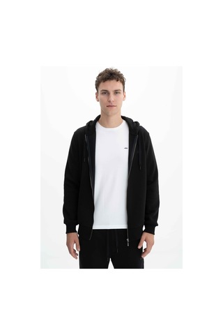 AR-MA Arma Erkek Regular Fit 3 İplik Şardonlu Tam Fermuar Kapüşonlu Cepli Sweatshirt 001
