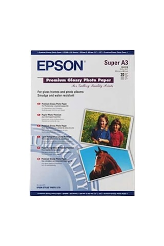 Epson A3+ 250gram 20'li Premium Glossy Fotoğraf Kağıdı S041316 Kdo