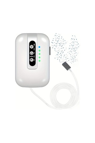 Willowhaven Usb Şarjlı Oksijen Pompası 1 Hava Çıkışlı Pil Dahil Beyaz Balık Tankı Aksesuarı