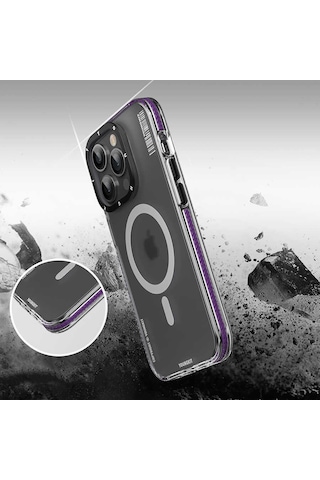 Youngkit Apple Uyumlu iPhone 13 Pro Kılıf Magsafe Şarj Özellikli Jane Sand Serisi Kapak YOUNGKİT-TA85026