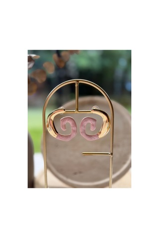 Sway Mineli Gold Küpe Pembe - 907187991 Pembe - 907187991 Pembe
