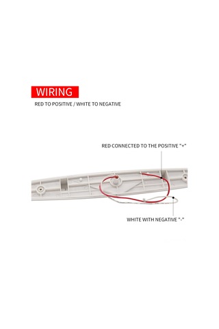 Geeksen 12v Led Araç Işığı, 10 Led'li, Su Geçirmez, Yüksek Işık, Karavan/rv Uyumlu, Plastik Gövde, Beyaz Işık