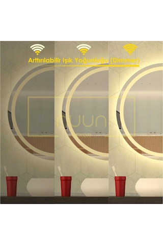 80 Cm Gün Işığı Dokunmatik Ledli Ayna Dimmer Gün Işığı
