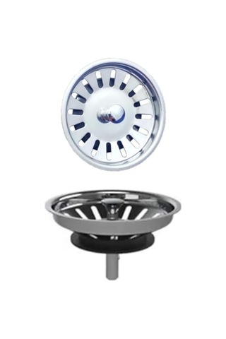 Paslanmaz Çelik Sifon Süzgeci - 8 Cm