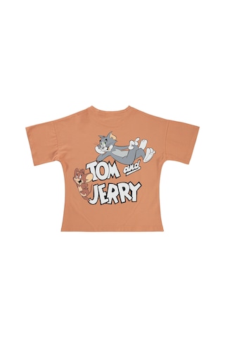 Tom And Jerry Kız Çocuk Tişört 6-9 Yaş İtalyan Kili 18849177424s2 Turuncu