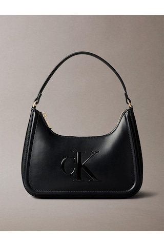 Calvin Klein Kadın Bold Ck Logolu Küçük Siyah Omuz Çanta Lv04f3230g-ub1-9196 Siyah