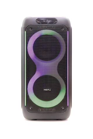 Hepu Hp 939 Taşınabilir Şarjlı Bluetooth Hoparlör 80 W Rms 2 8 İnc Woofer Extra Bass Karaoke Mikrafon