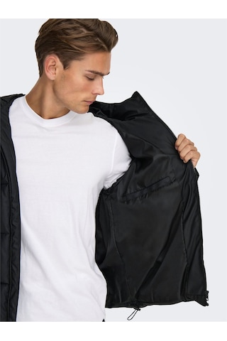 Only & Sons Onsmıchael Water Rep. Puffer Otw Erkek Siyah Mont - 22033698