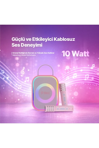 Ttec Vocalmate Taşınabilir Kablosuz Çocuk Karaoke Seti - 2bh18