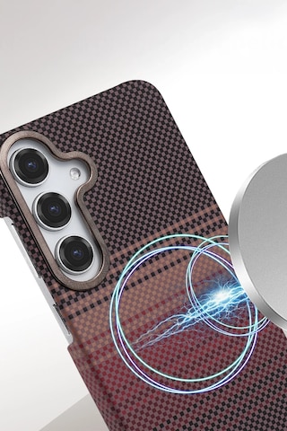 Galaxy Uyumlu Uyumlu A16 5g Vega Magsafe Kapak - Gri Beyaz