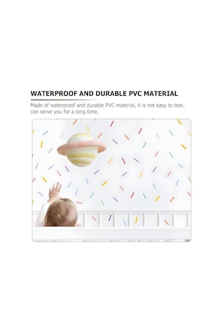 Aputue Çocuk Duvar Çıkartmaları, 8 Sayfa Renkli Pvc Dıy, Ev Dekorasyonu Kalp Desenli, Kreş Bebek Odası Anaokulu İçin Çıkarılabilir Kendinden Yapışkanlı Eğitici Eğlenceli Sticker Seti Açık
