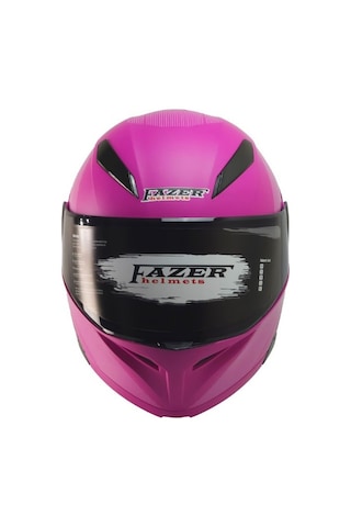 Fr-965 Line Women Motosiklet Kaskı Kadın Çene Açılır Güneş Vizörlü Motorcu Kask Pembe