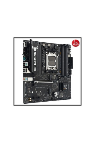 Asus Tuf Gamıng A620am-plus, 4xddr5, 2x M.2, Hdmı, 2xdp, Amd Ryzen 7000 Serisi, Am5 Soket Anakart