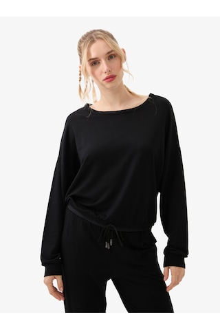 Kadın Pijama Üstü 51956 - Siyah Siyah