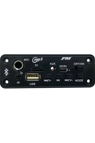 Açık Müzik Oynatma İçin Fm Kolejör Ve Mp3 Modülü İle Taşınabilir 5v Araba Radyo Amplifikatörü