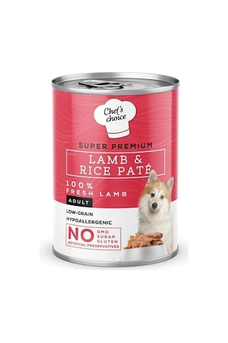 Chefs Choice Kuzulu Pirinçli Ezme Köpek Konservesi 400 Gr