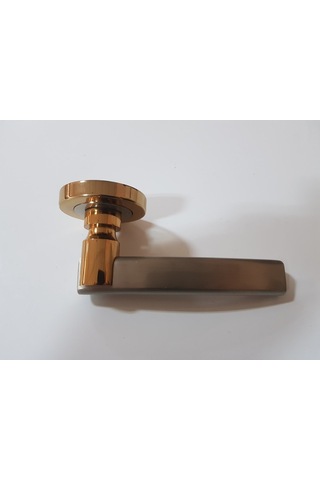 Çelik Kapı Kolu Rozetli Elit Albrifin Saten Sağ