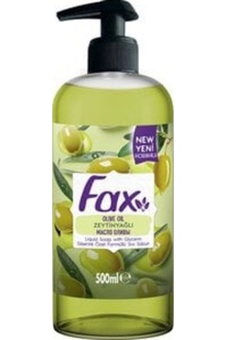 Fax Sıvı Sabun 500 Ml Pompalı 3 Lü Karma Paket