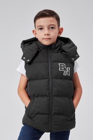Benitto Kids Kapüşonlu Erkek Çocuk Şişme Yelek 51310 Gri