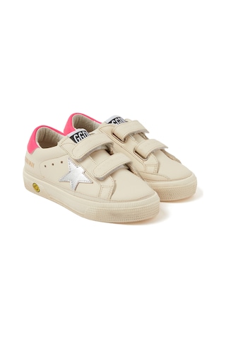 Golden Goose Kız Çocuk Deri Spor Ayakkabı Beıge