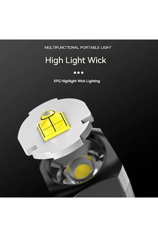 Cbtx Mns3 Açık Anahtarlık Mini El Feneri Manyetik Acil Aydınlatma Aracı Taşınabilir Led Gece Lambası