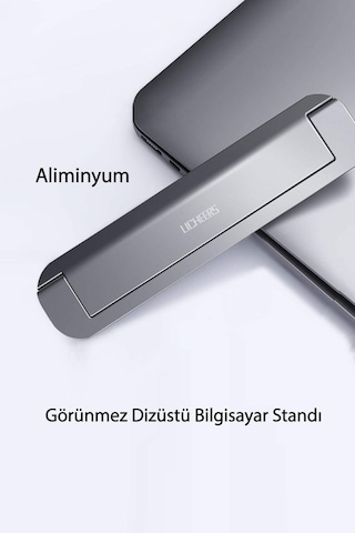 Newface - 437 - Lc 344 Ayarlanabilir Laptop Telefon Tutucu - Csmo-tex - - Gümüş Diğer