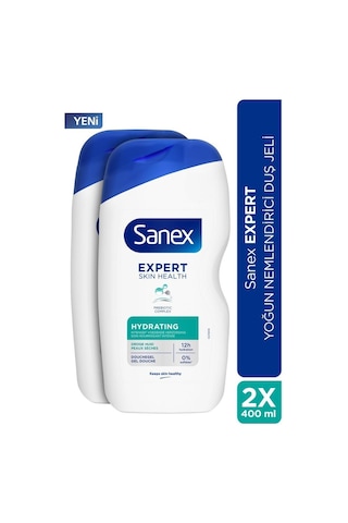 Sanex Expert Yoğun Nemlendirici Duş Jeli 2 x 400 ML