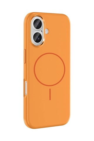 Apple Uyumlu iPhone 16 Kılıf M-safe Şarj Özellikli Metal Kamera Çerçeveli Zore Edi Silikon Kapak