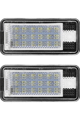Springsun Audi İçin Plug & Play 12v Led Plaka Lambası, Oem Değiştirme, Hata Yok, Parlak Xenon Beyaz, Uzun Ömürlü Hop-lpl0114