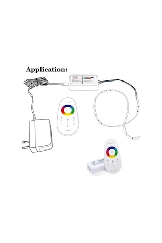Dokunmatik Uzaktan Kumanda Led Rgb Kontrol Cihazı Dc 12-24v 6a 3 Kanallı Karartma Dinamik Modu 2.4g Rf Diğer