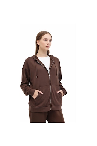 Lumberjack 5w Wb Carla-h Gınsen 5pr Kahverengi Kadın Sweatshirt A102031375 Kahverengi