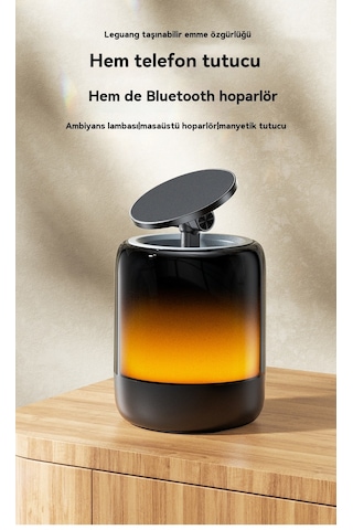 Lazy Creative Hoparlör + Cep Telefonu Manyetik Tutucu