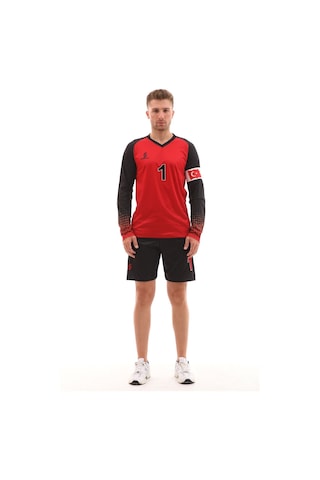 Sportech Kırmızı Sünger Destekli Kaleci Forma Takımı R0124 Kırmızı