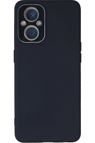Newface - 13 - Oppo A96 Kılıf Lansman Glass Kapak - Csmo-tex - - Lacivert