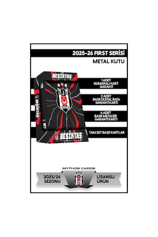 Beşiktaş 2025-26 Mythos First - Metal Kutu