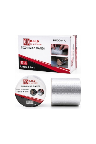 B.h.d Bhd-00477 Su Sızdırmaz Sakız Tamir Bandı 72 Mm X 2 M- 12'li Paket