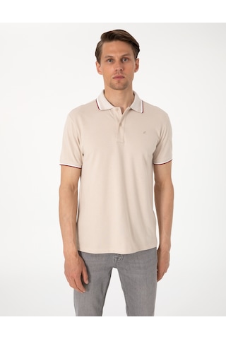 Pierre Cardin Erkek Bej Tişört 50310203-vr011 Bej